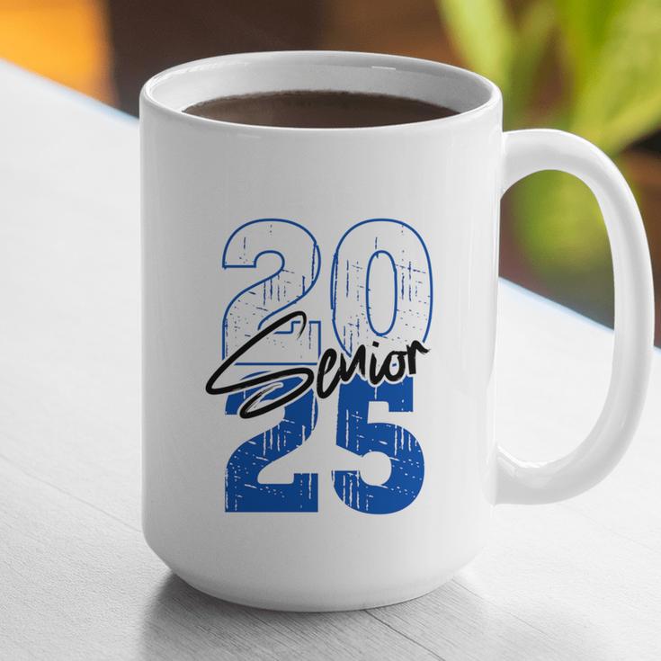 Class Of 2025 Senior Graduation 2025 Blue Graphic Print Coffee Mug