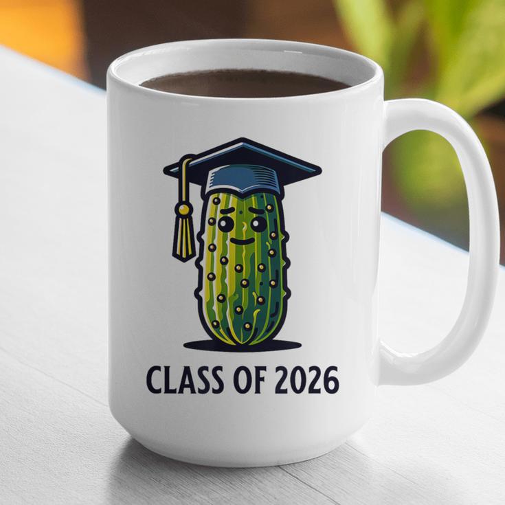 Class Of 2026 Graduation Pickle Trendy Graduate Humor Graphic Print Coffee Mug