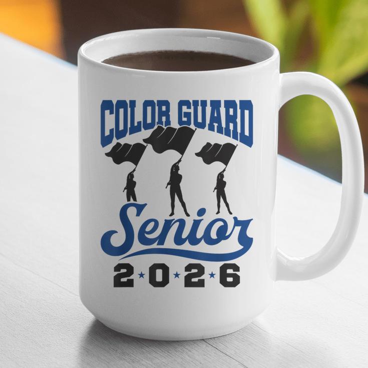 Color Guard Senior 2026 Flags Marching Band Graduation Grad Graphic Print Coffee Mug