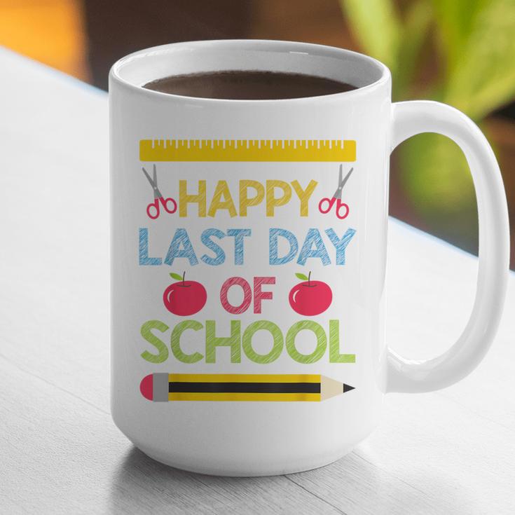 Cool Stylish Happy Last Day Of School Shirt Graduation Graphic Print Coffee Mug
