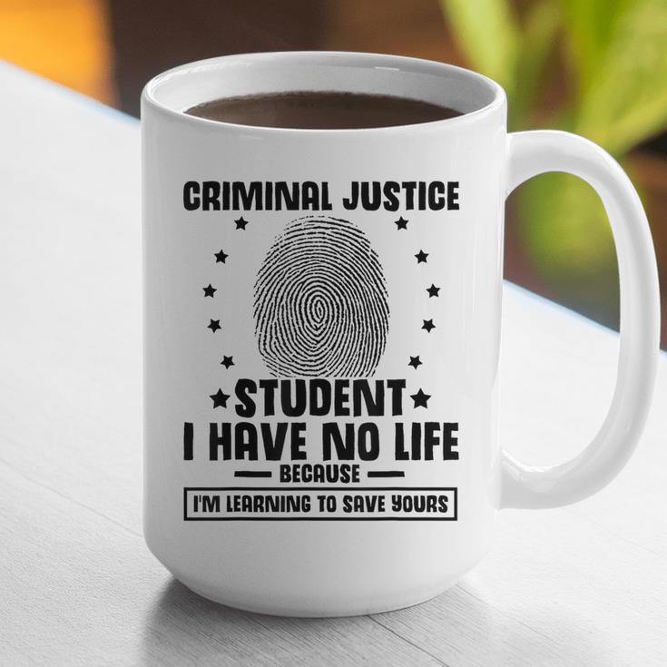 Criminal Justice School Degree Graduation Day Student Graphic Print Coffee Mug
