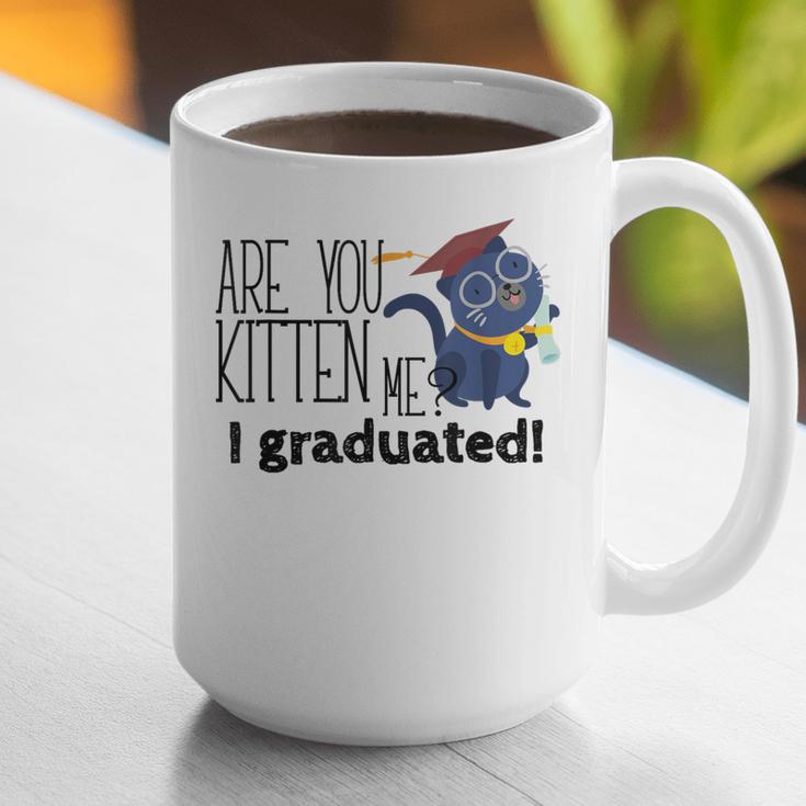 Cute Graduation Cat Masters High School T-Shirt For Men Women Kids Graphic Print Coffee Mug