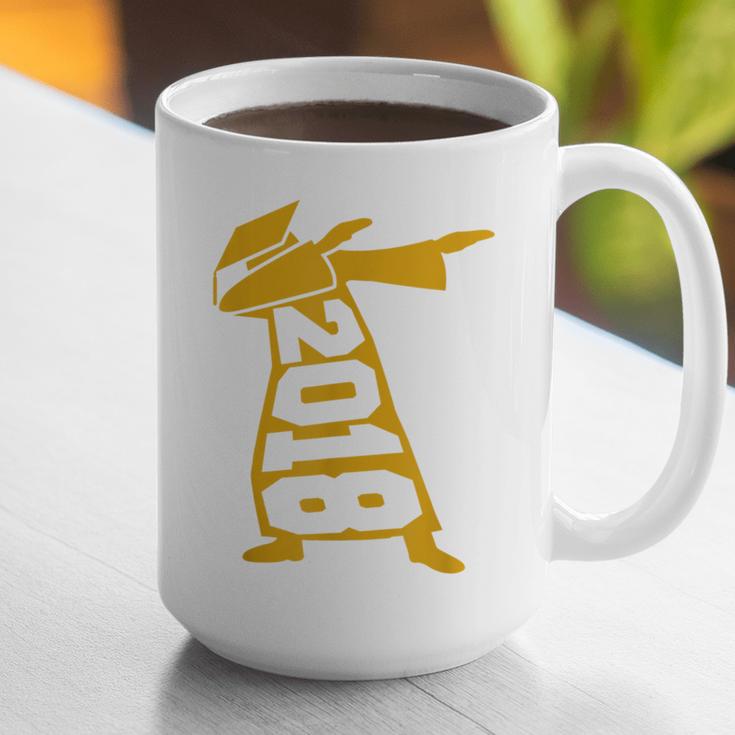 Dabbing Graduation Class Of 2018 T-Shirt School Colors Graphic Print Coffee Mug