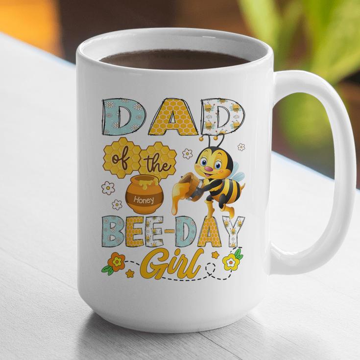 Dad Of The Bee-Day Girl Bee Birthday Party Graphic Print Coffee Mug