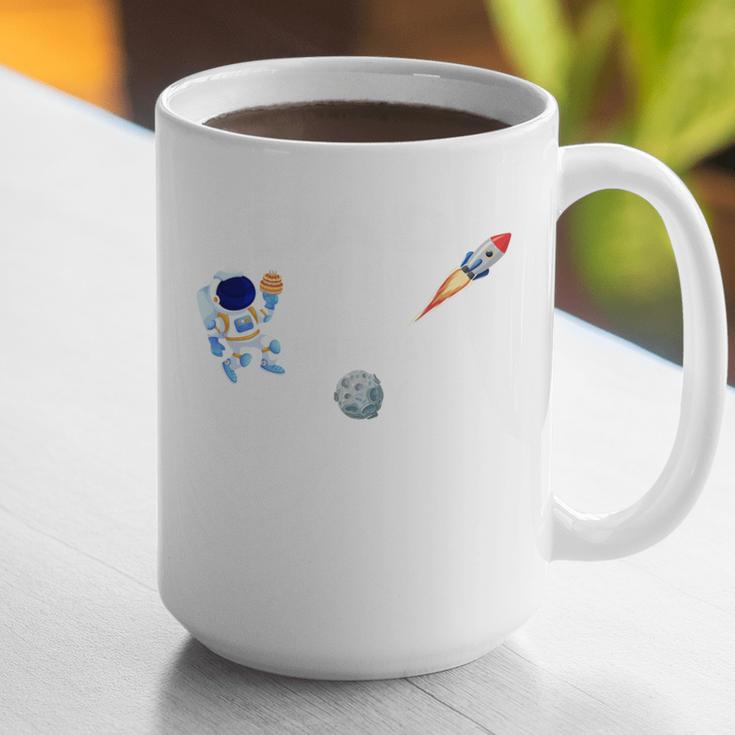 Dad Of The Birthday Boy Space Astronaut Birthday Family Graphic Print Coffee Mug