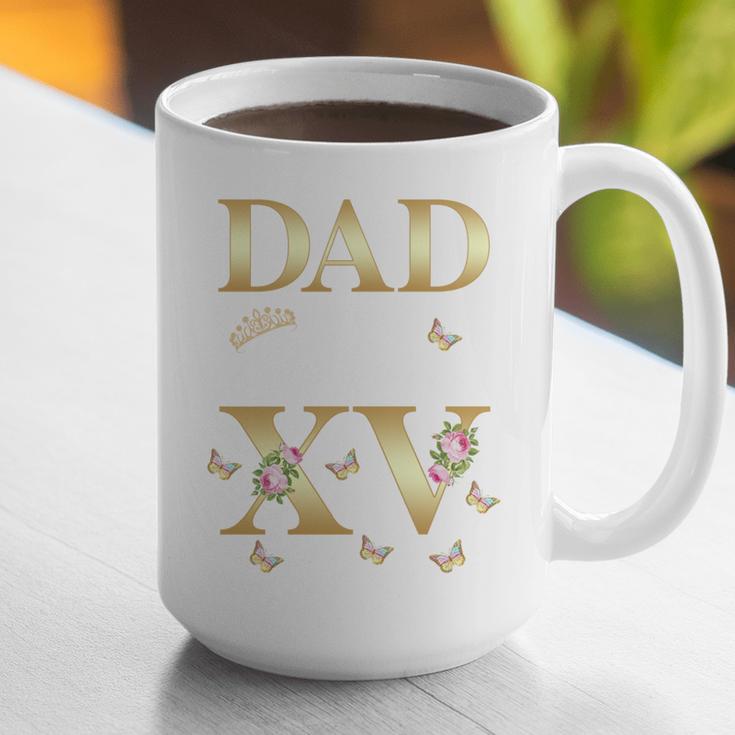 Dad Of The Miss Quince XV Birthday Mexican Quinceanera Graphic Print Coffee Mug