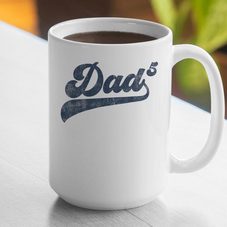 Dad5 Daddy Of 5 Kids Father Of Five Fifth Time Dad Graphic Print Coffee Mug