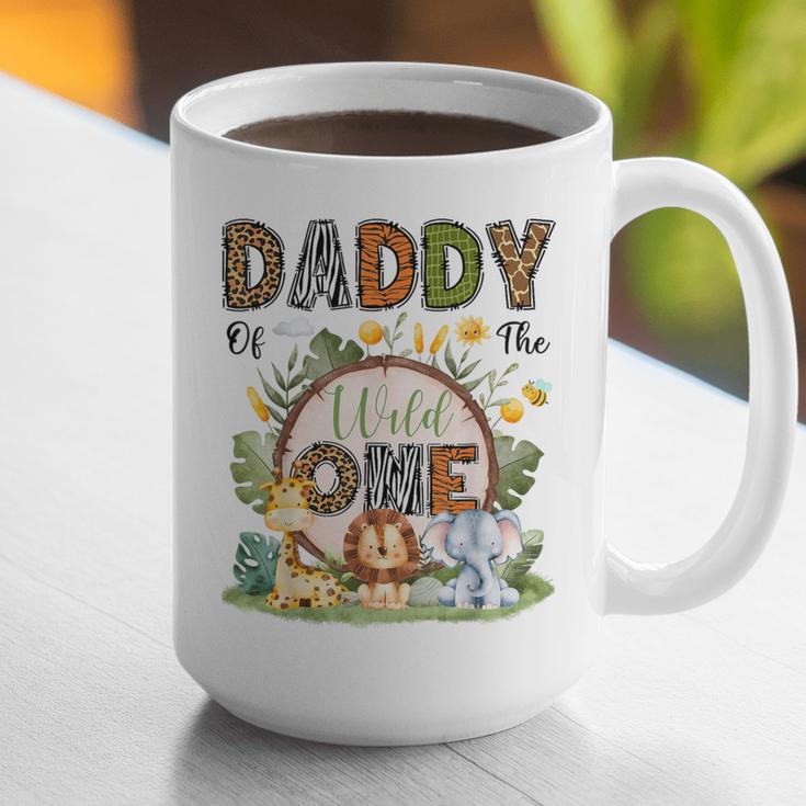 Daddy Of The Wild One 1St Birthday Boy Safari Jungle Graphic Print Coffee Mug