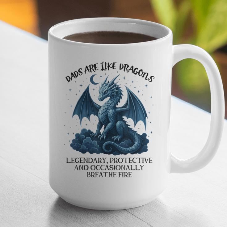 Dads Are Like Dragons Legendary Protective Fatherhood Graphic Print Coffee Mug Dads Are Like Dragons Legendary Protective Fatherhood Graphic Print Coffee Mug