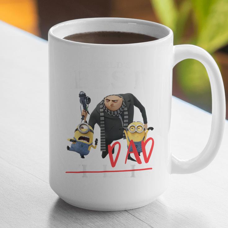 Despicable Me Minions Father's Day World's Best Dad Villain Graphic Print Coffee Mug