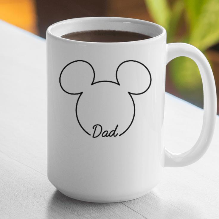 Disney Mickey And Friends Dad Mickey Art Line Pocket Logo Graphic Print Coffee Mug