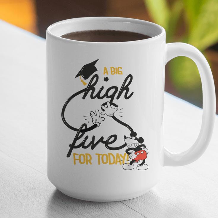 Disney Mickey Mouse A Big High Five For Today Graduation Graphic Print Coffee Mug