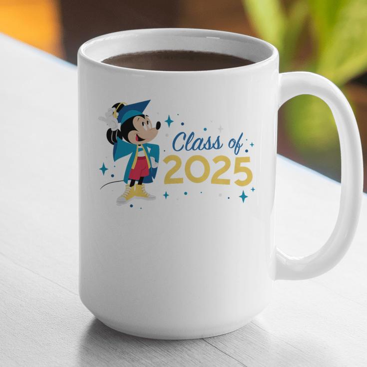 Disney Mickey Mouse Cap & Gown '25 Graduation Class Of 2025 Premium Tri-Blend Graphic Print Coffee Mug
