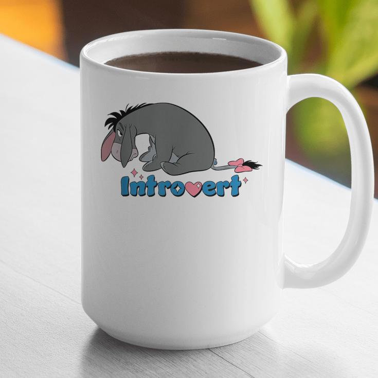 Disney Winnie The Pooh Introvert Eeyore Logo Graphic Print Coffee Mug Disney Winnie The Pooh Introvert Eeyore Logo Graphic Print Coffee Mug