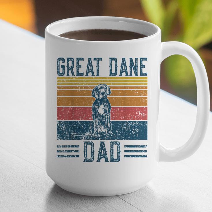 Dog Dad Vintage Great Dane Dad Men Women Kids Graphic Print Coffee Mug