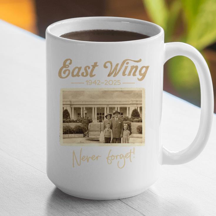 East Wing Never Forget American Vintage Nostalgia Premium Tri-Blend Graphic Print Coffee Mug