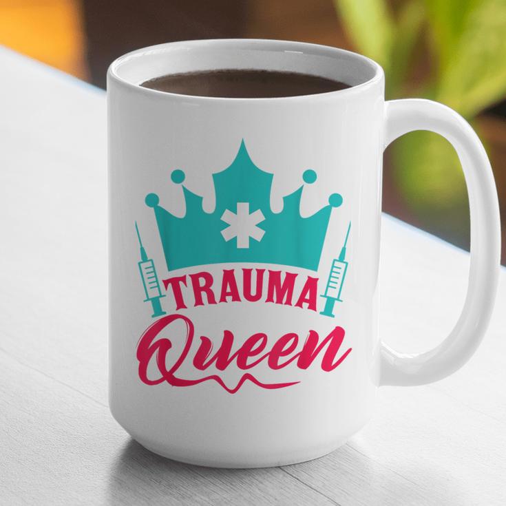EMT Trauma Queen Paramedic Student T-Shirt Graduation Graphic Print Coffee Mug