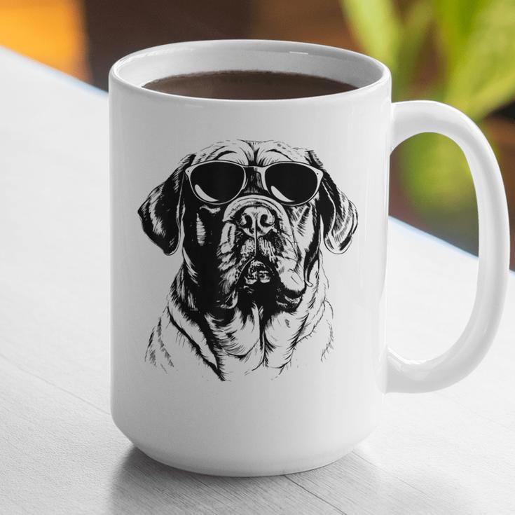 English Mastiff Sketch Drawing Art Dog Lover Mom Dad Women Graphic Print Coffee Mug
