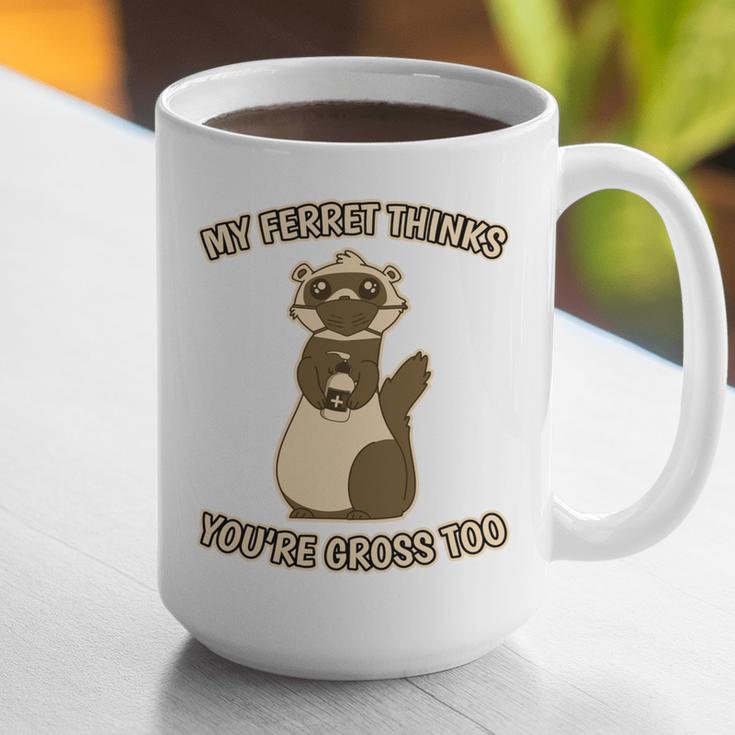 Ew People Ferret Saying Mask Introvert Ferrets Graphic Print Coffee Mug Ew People Ferret Saying Mask Introvert Ferrets Graphic Print Coffee Mug