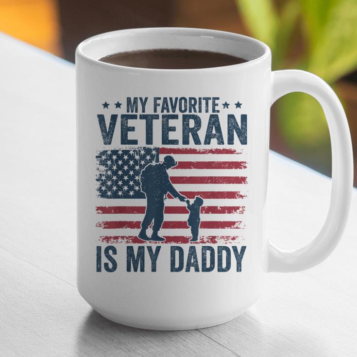 Father Veterans Day My Favorite Veteran Is My Daddy For Kids Graphic Print Coffee Mug