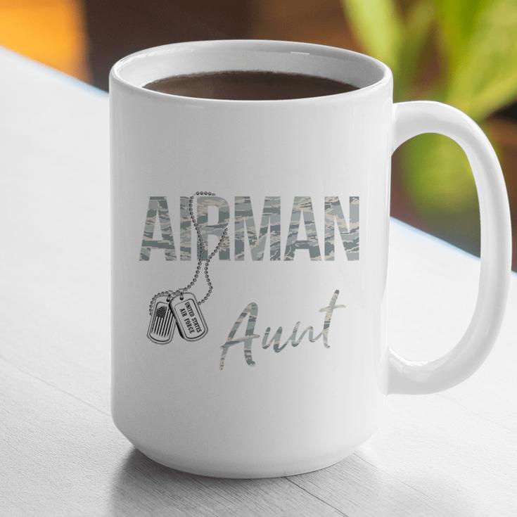 My Favorite Airman Calls Me Aunt US Air Force Graduation Graphic Print Coffee Mug