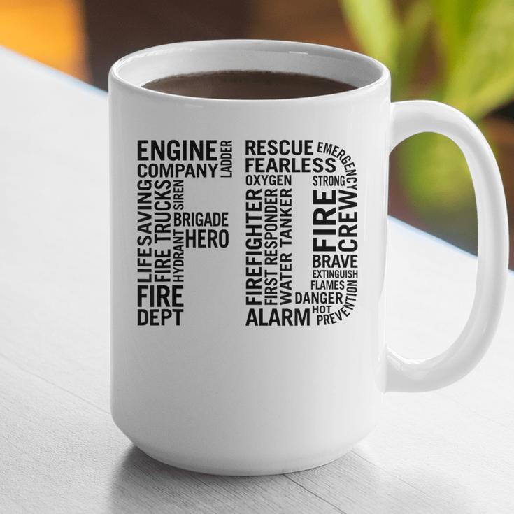 Fire Academy Graduation T-Shirt Firefighter Support Tee Graphic Print Coffee Mug