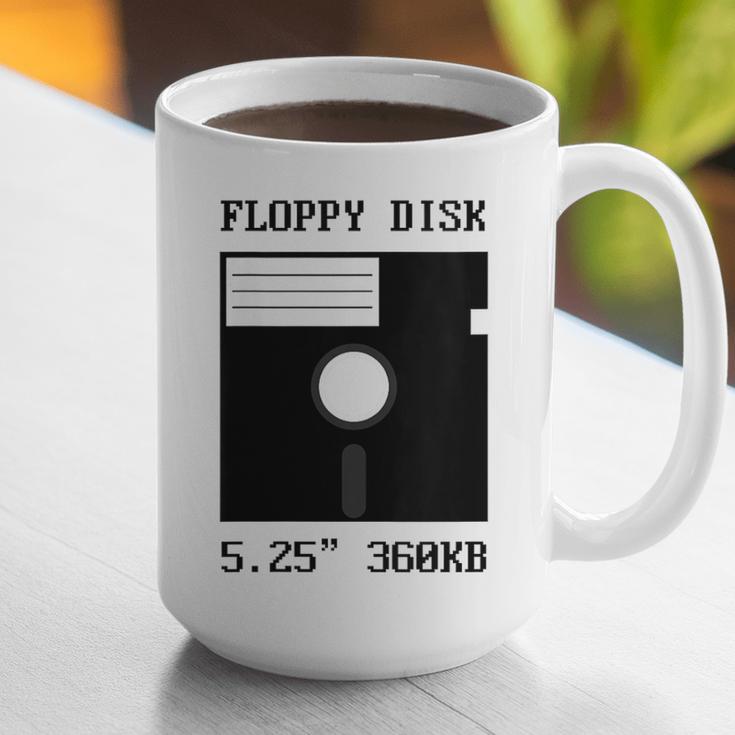 Floppy Disk Computer Nostalgia Fun PC Enthusiast History Graphic Print Coffee Mug