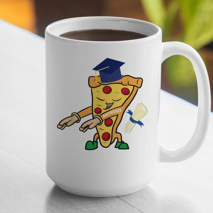 Flossing Pizza Dairy OIT For Dairy OIT Graduation Graphic Print Coffee Mug