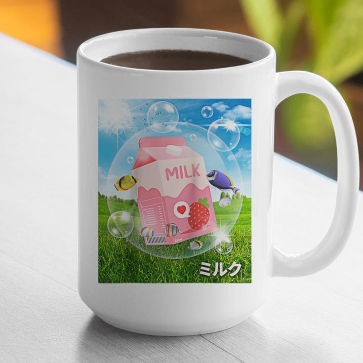 Frutiger Aero Aesthetic Tech Kawaii Strawberry Milk Fishes Raglan Baseball Tee Graphic Print Coffee Mug Frutiger Aero Aesthetic Tech Kawaii Strawberry Milk Fishes Raglan Baseball Tee Graphic Print Coffee Mug