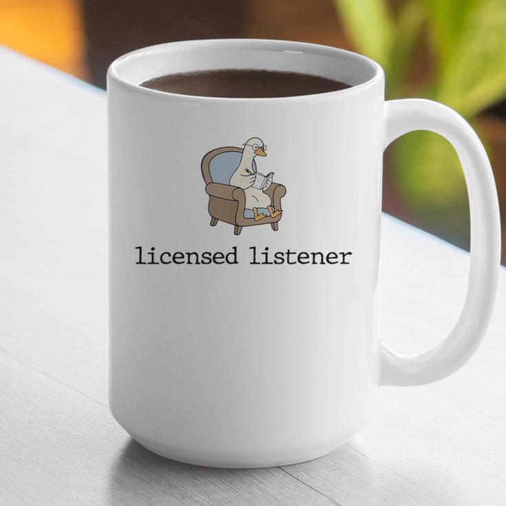 Goose Licensed Listener Psychology School Graduation Graphic Print Coffee Mug