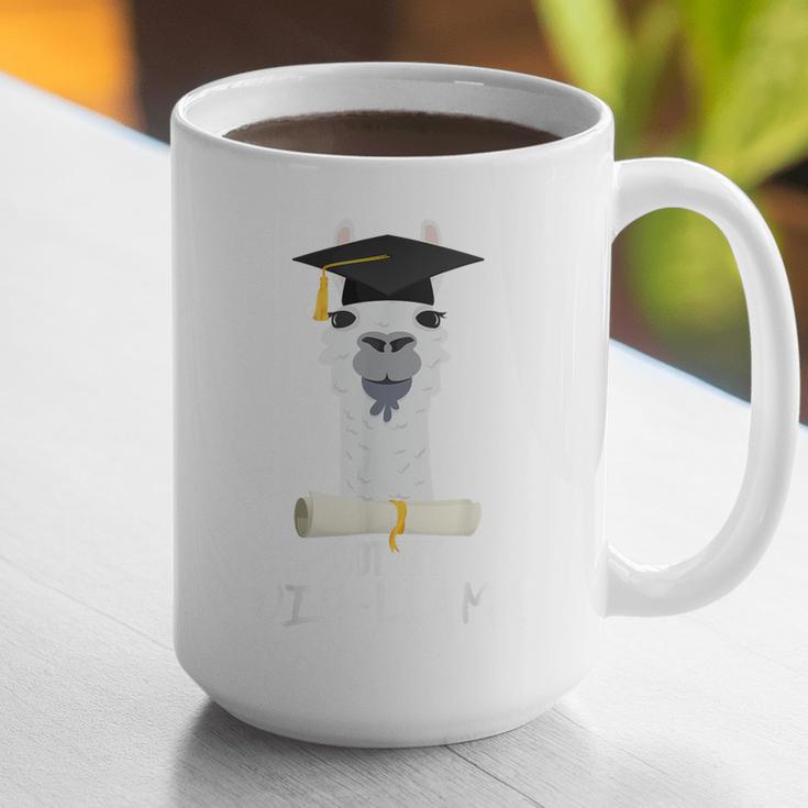 Graduation For Him & Her Got My Dip-Llama Graphic Print Coffee Mug