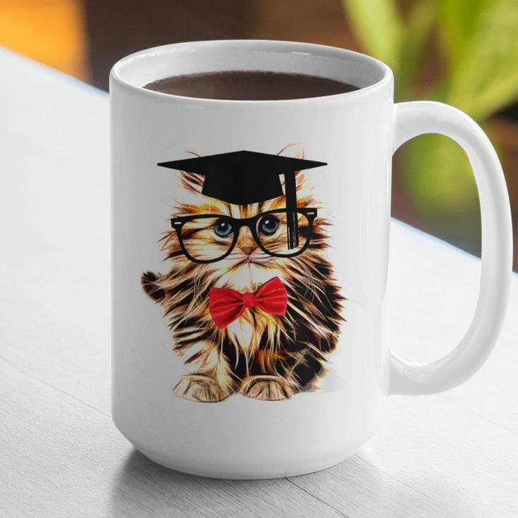Graduation Cat Class Of 2023 Graphic Print Coffee Mug