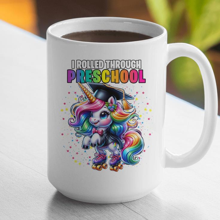Graduation Preschool Unicorn Roller Skate Girls Pre-K Grad Graphic Print Coffee Mug