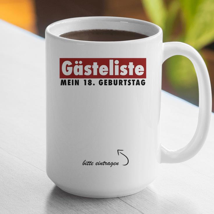 Guest Book 18th Birthday Party Memory Alcohol Graphic Print Coffee Mug Guest Book 18th Birthday Party Memory Alcohol Graphic Print Coffee Mug