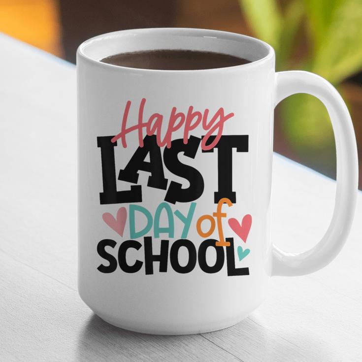 Happy Last Day Of School Kids Teacher Student Graduation Graphic Print Coffee Mug