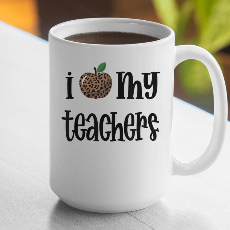 I Heart My Teachers I Love My Teachers Graduation Kids Teens Graphic Print Coffee Mug