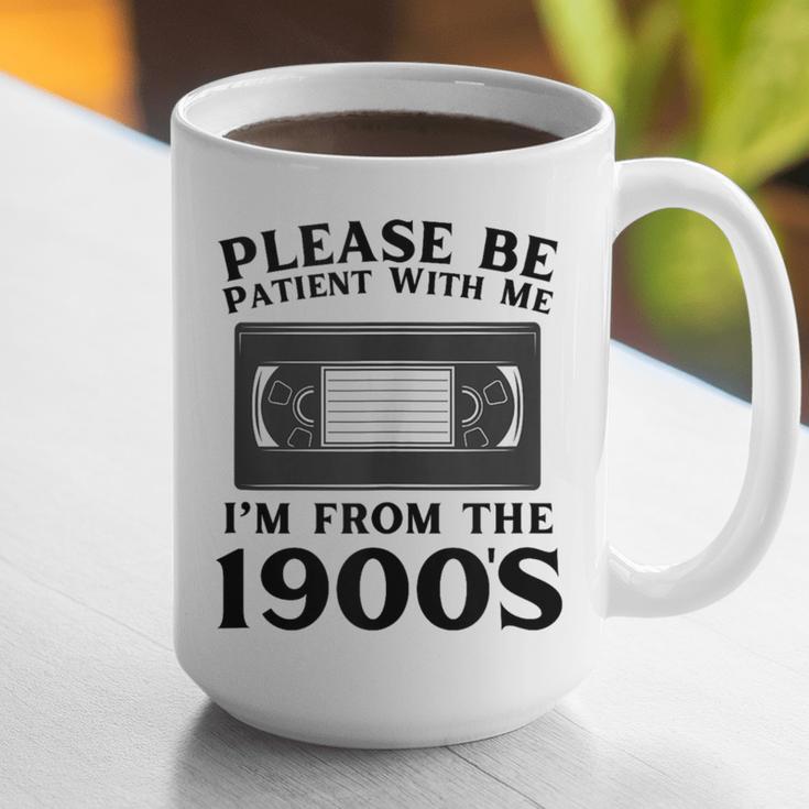 Over The Hill Please Be Patient I'm From The 1900s VHS Graphic Print Coffee Mug