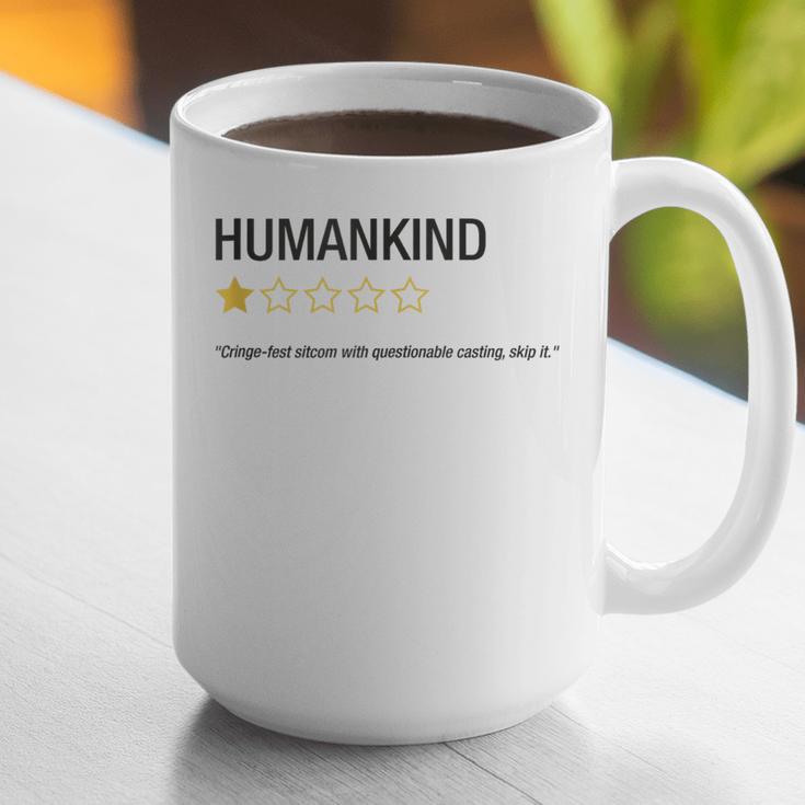 Humankind One Star Introvert People Rating Graphic Print Coffee Mug Humankind One Star Introvert People Rating Graphic Print Coffee Mug