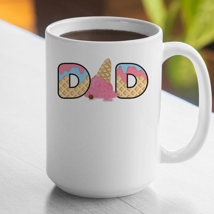 Ice Cream Dad 1st Birthday Matching Family Graphic Print Coffee Mug