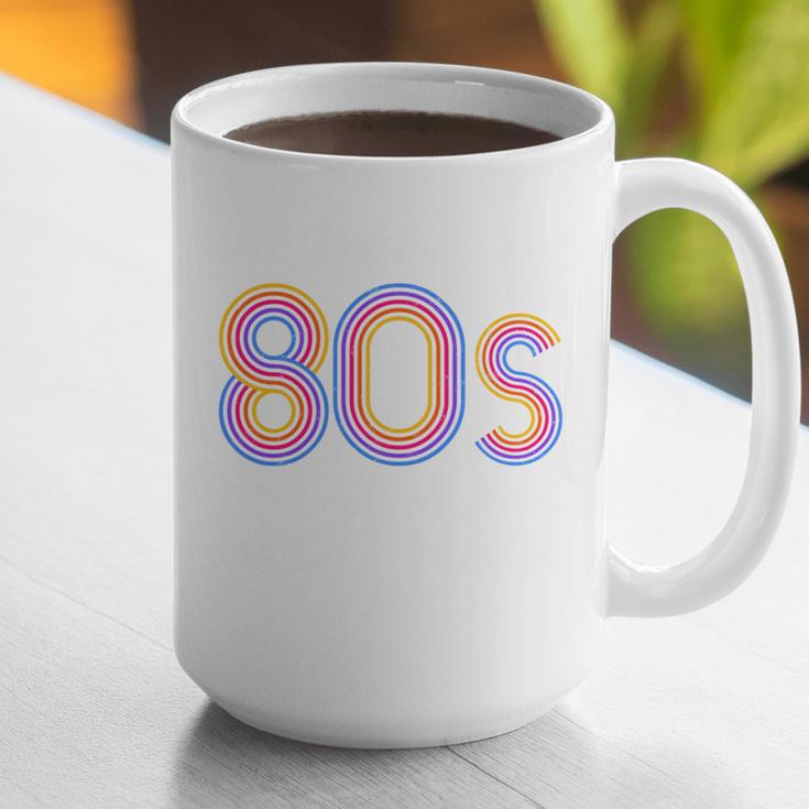 I'd Rather Be In The 80s Iconic Music Nostalgia Vintage Graphic Print Coffee Mug