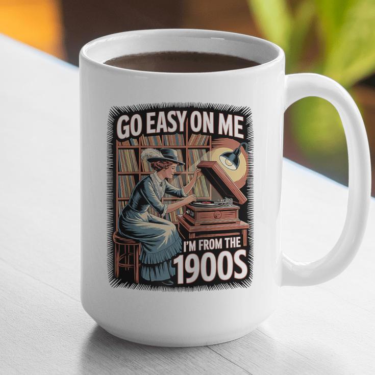 I'm From The 1900s Vinyl Record Lover For Women Raglan Baseball Tee Graphic Print Coffee Mug