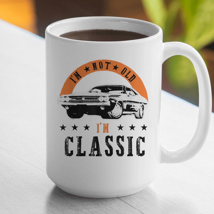 I'm Not Old I'm Classic Muscle Cars Retro Dad Vintage Car Graphic Print Coffee Mug
