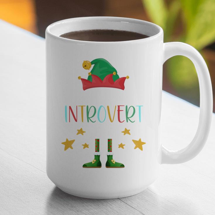 The Introvert Elf Christmas Family Matching Fun Xmas Top Graphic Print Coffee Mug The Introvert Elf Christmas Family Matching Fun Xmas Top Graphic Print Coffee Mug