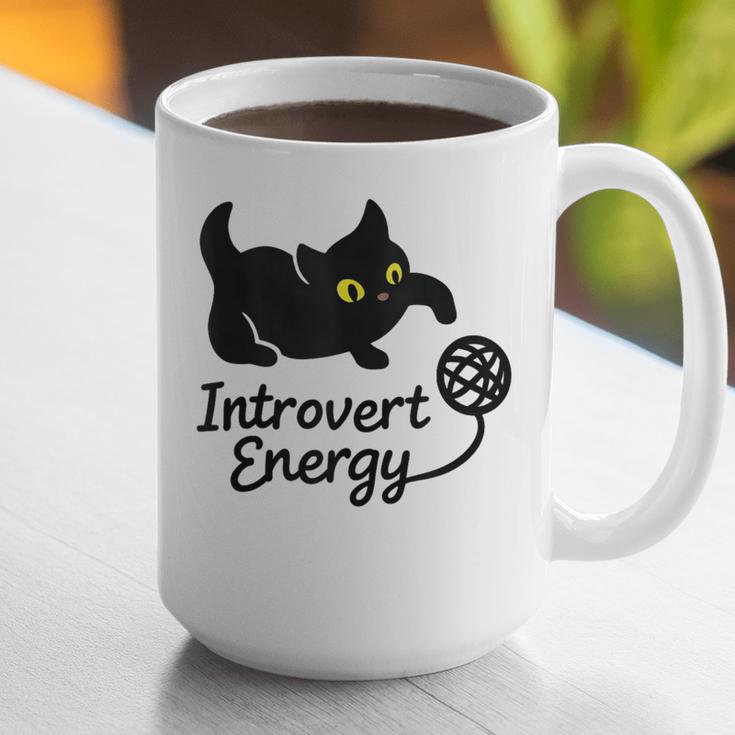 Introvert Energy Cat Love Cat Meme Graphic Print Coffee Mug Introvert Energy Cat Love Cat Meme Graphic Print Coffee Mug
