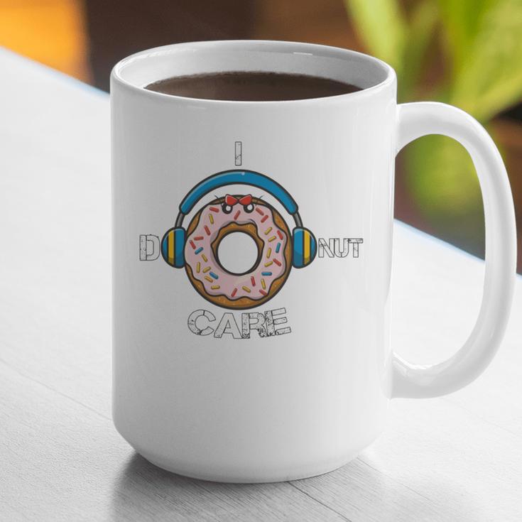 Introvert Music Lover Donuts Sarcastic Graphic Print Coffee Mug