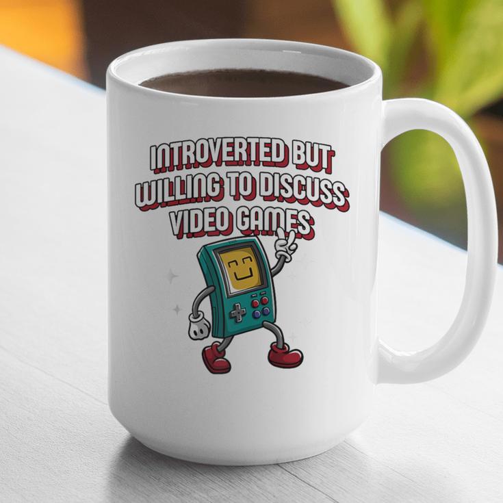 Introverted But Willing To Discuss Video Games Introvert Raglan Baseball Tee Graphic Print Coffee Mug Introverted But Willing To Discuss Video Games Introvert Raglan Baseball Tee Graphic Print Coffee Mug