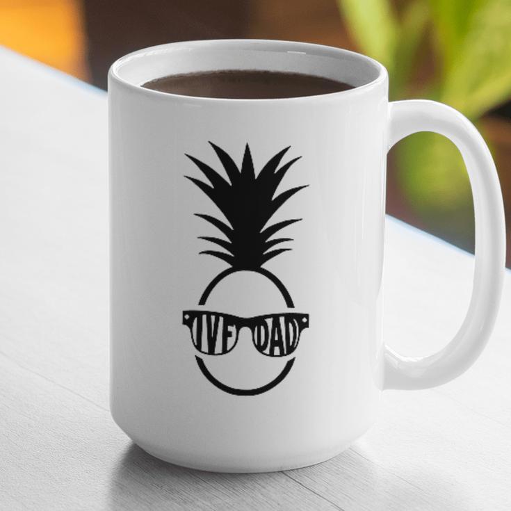 IVF DAD Pineapple Transfer Day Retrieval Day Infertility Graphic Print Coffee Mug