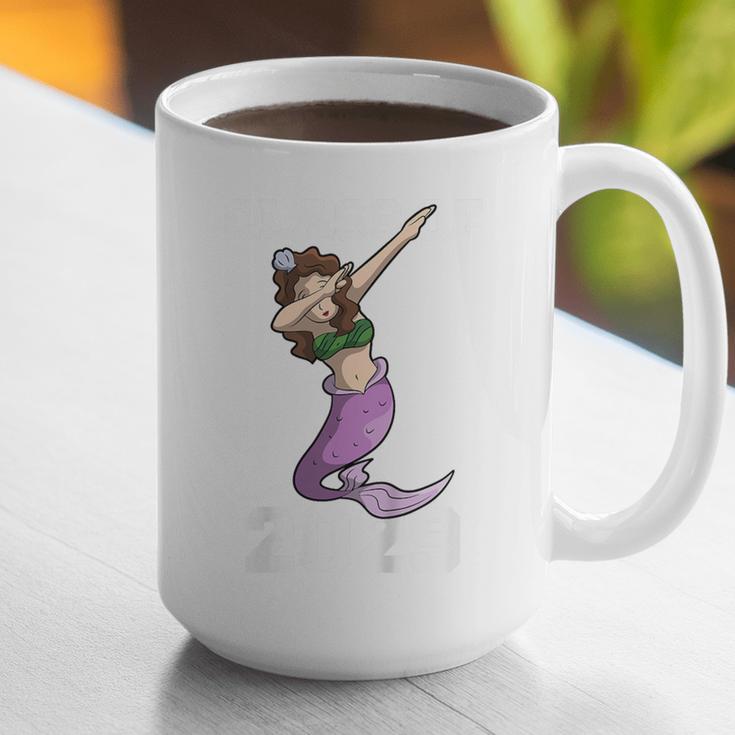 Kids Class Of 2029 Shirt Graduation Dabbing Mermaid Shirt Graphic Print Coffee Mug