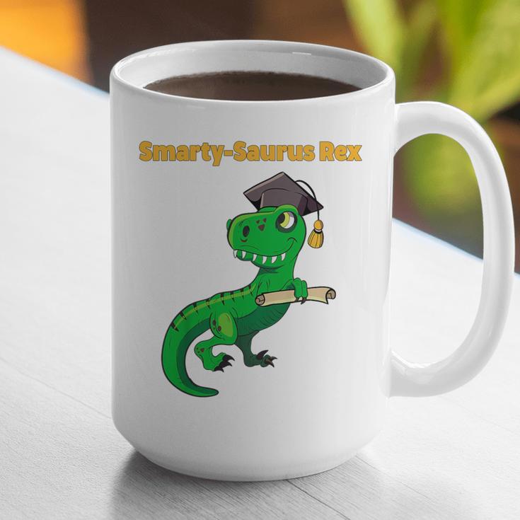 Kids Cute Graduation Dinosaur Smarty Saurus Kinder VPK Pre-k Grad Graphic Print Coffee Mug