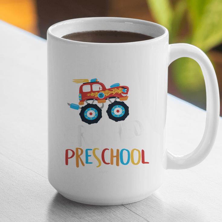 Kids I Just Crushed Preschool Monster Graduation Pre-K Shirt Graphic Print Coffee Mug